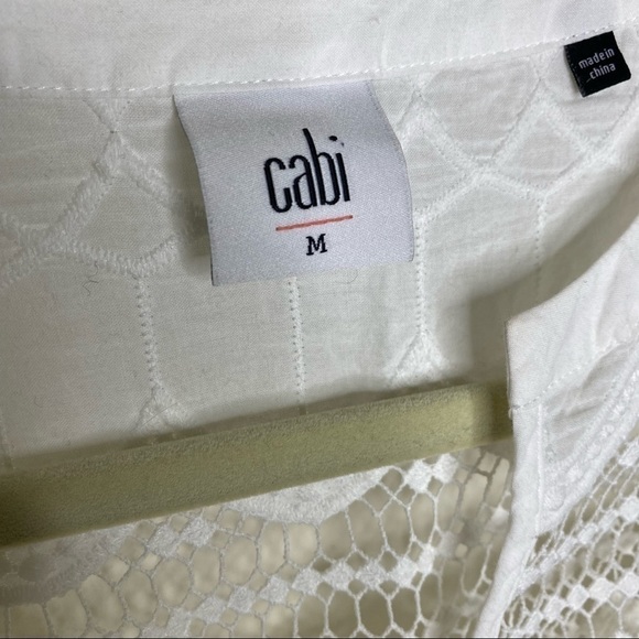 Cabi #5385 White Majorca Fringed Cover Up - Picture 8 of 10